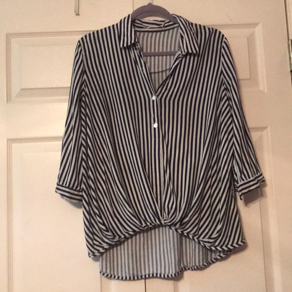 Striped Button Up Shirt